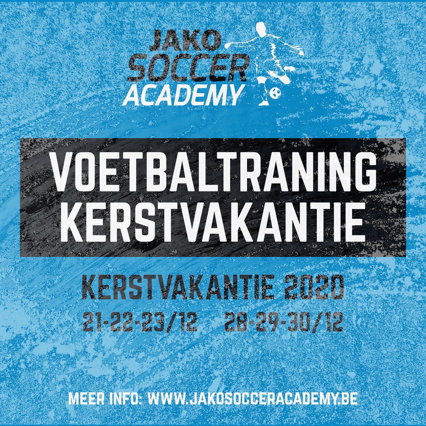 JAKO Soccer Academy organiseert tijdens de kerstvakantie trainingssessies voor de jeugd. Meer info op www.jakosocceracademy.be/voetbalstages #voetbaltraining #jeugdvoetbal #kfclint #sportenisgezond